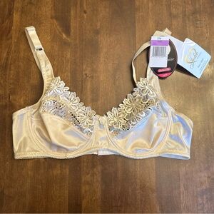 NEW Jolie Intimates Bra 42D Perfect Fit Lingerie Sexy Lace Ivory 249LC